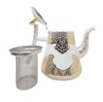 Tea Kettle white/ Gold 1.5L - Image 2