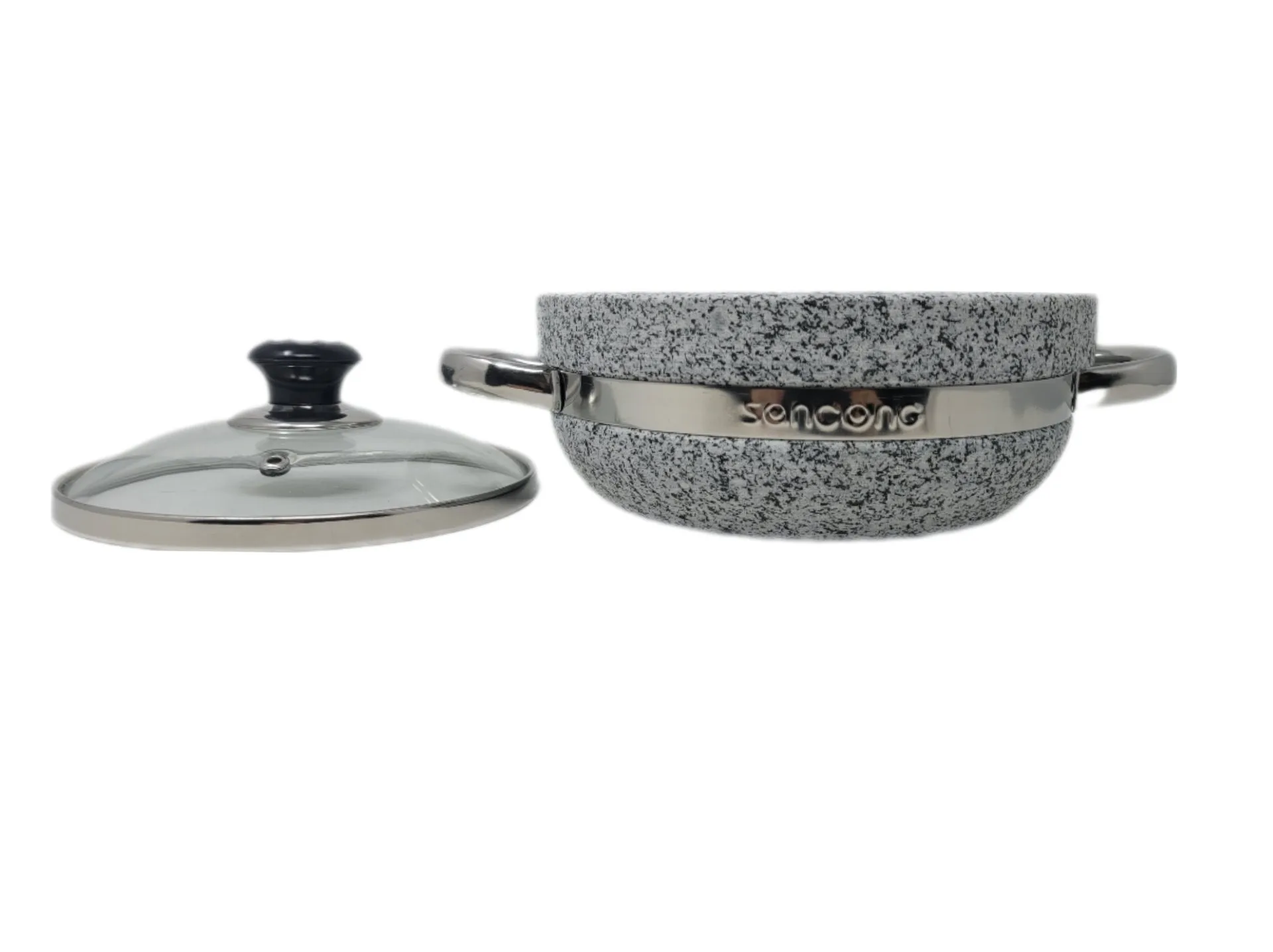 Stone Bowl With Lid - Image 2