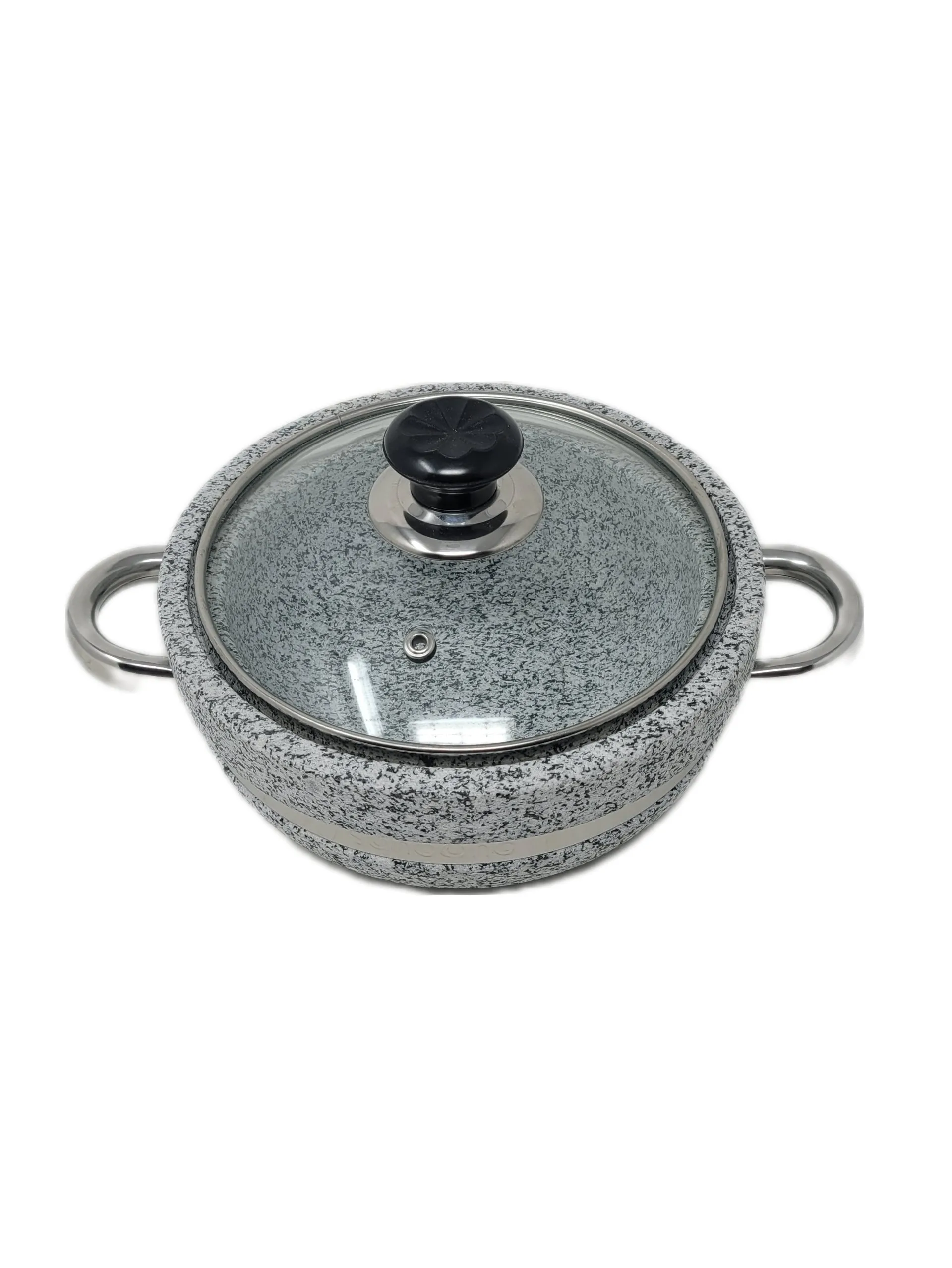 Stone Bowl With Lid - Image 3