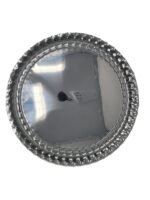 Round Serving Tray Silver