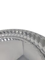 Round Serving Tray Silver - Image 2