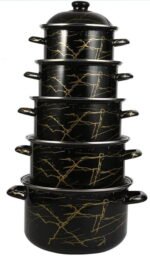 Enamel Five-Piece Soup Pot - Image 2