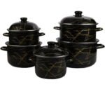 Enamel Five-Piece Soup Pot - Image 3