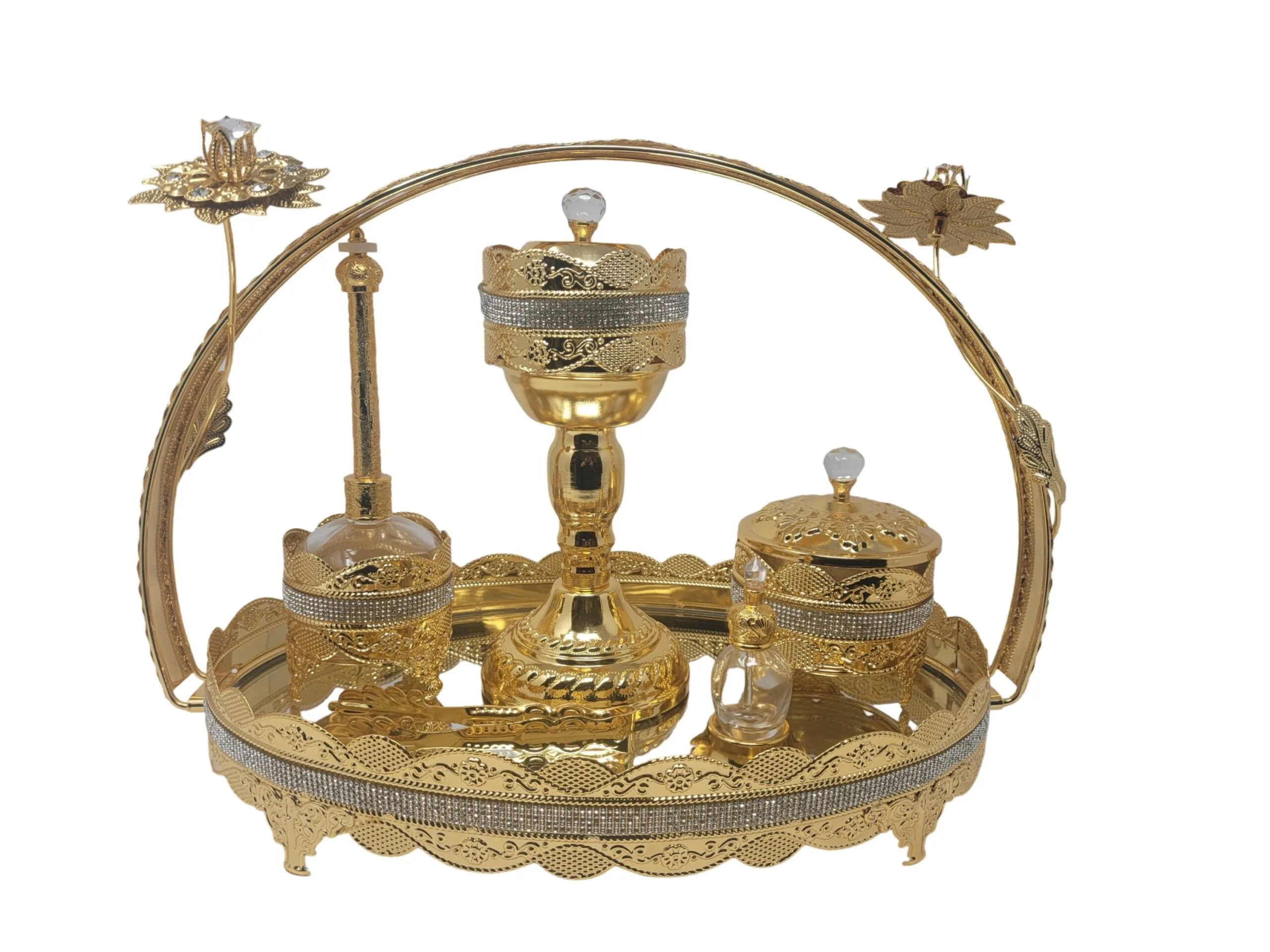 Bakhoor Set 6pc Gold - Image 1