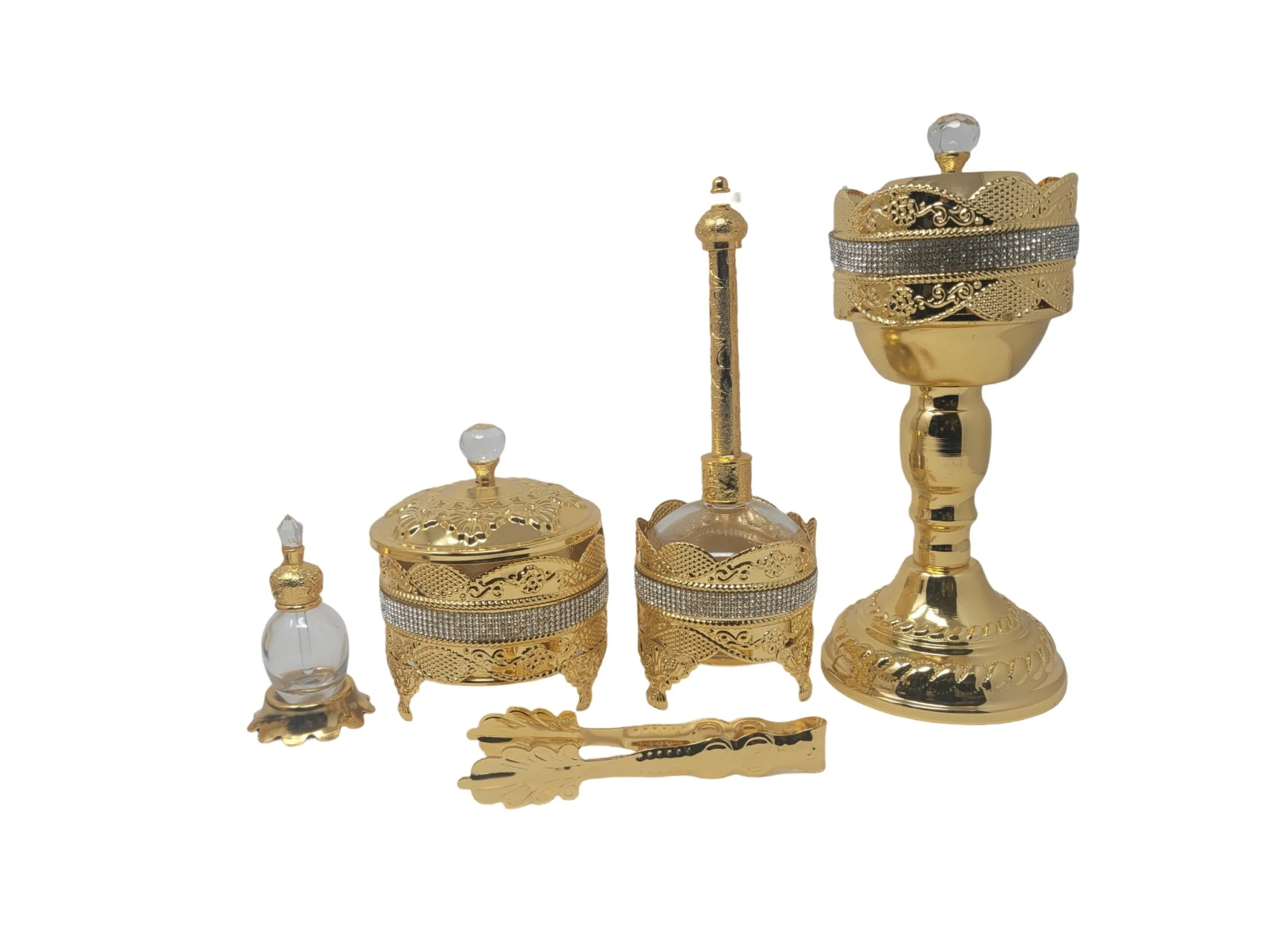 Bakhoor Set 6pc Gold - Image 3