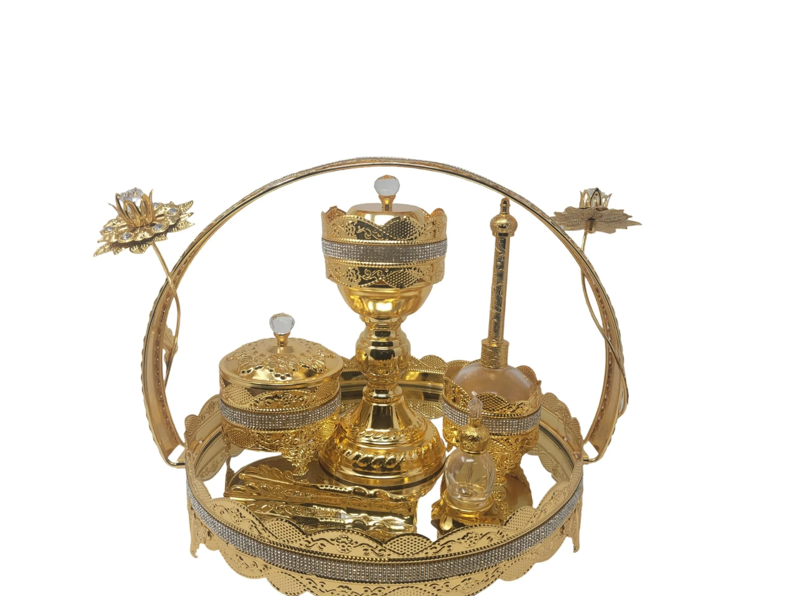 1000384927-scaled.jpg Bakhoor Set 6pc Gold - Image 1