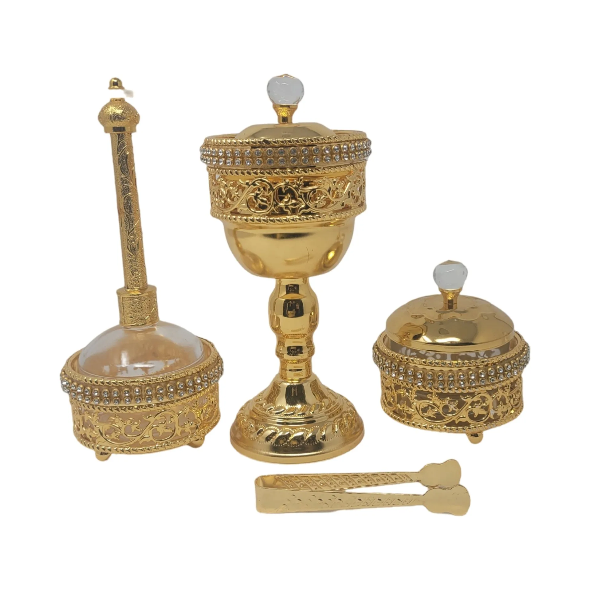 Bakhoor Set 5pc Gold - Image 5