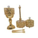Bakhoor Set 5pc Gold - Image 5