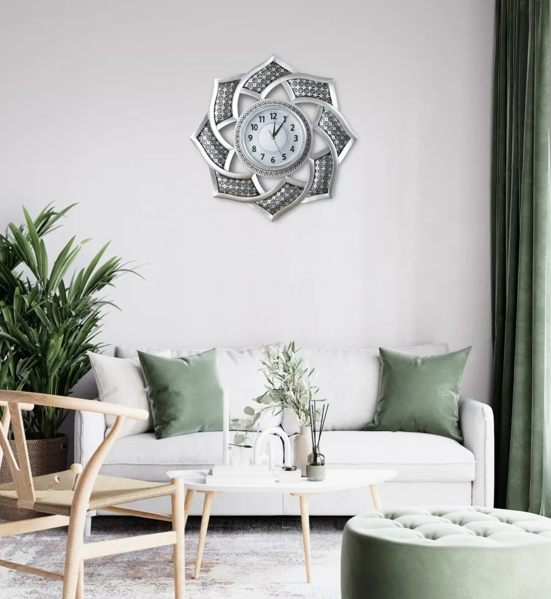 Wall Clock 99 names of Allah Silver - Image 6