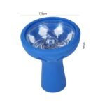 Silicone Head With Glass Blue - Image 2