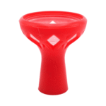 Silicone Head With Glass Red