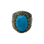 Turquoise Agate Ring - Image 2