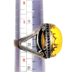 Agate Yellow Ring Size 10 - Image 3