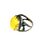 Agate Yellow Ring Size 10