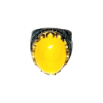 Agate Yellow Ring Size 10 - Image 2