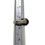 Agate Black Ring Size 5 - Image 3