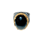 Agate Black Ring Size 10 - Image 2