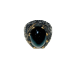 Agate Black Ring Size 11 - Image 2