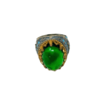 Agate Green Ring Size 9 - Image 2