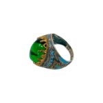 Agate Green Ring Size 9