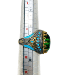 Agate Green Ring Size 9 - Image 3