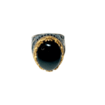 Agate Black Ring Size 10 - Image 2