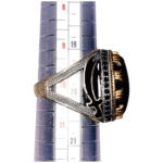 Agate Black Ring Size 10 - Image 3