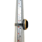 Agate Black Ring Size 10 - Image 3