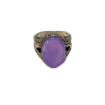 Agate Purple Ring Size 8 - Image 2