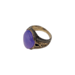 Agate Purple Ring Size 8