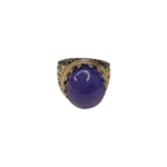 Agate Purple Ring Size 8 - Image 2