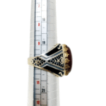 Agate Brown Ring Size 10 - Image 3