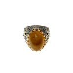 Agate Light Brown Ring Size 9.5 - Image 2