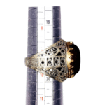 Agate Light Brown Ring Size 9.5 - Image 3