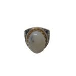 Agate White Ring Size 11 - Image 2