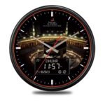 AL-FATIHA Round Wall Automatic Azan Athan Prayer Clock