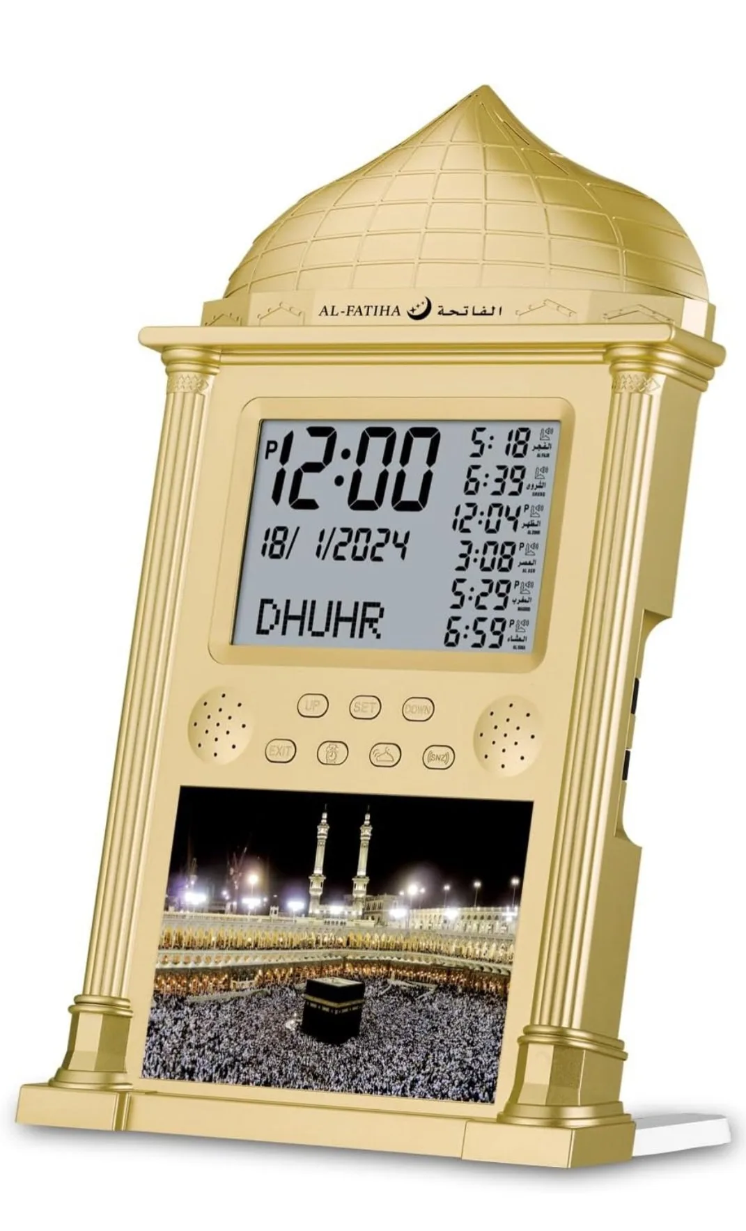 AL-FATIHA Azan Clock - Image 3