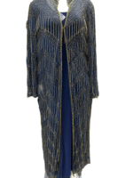 Black Abaya/ Dress with Beads - Image 6