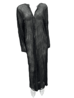 Black Abaya/ Dress with Beads - Image 8