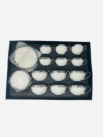 Tea And Coffee set 24 pc White/ Silver
