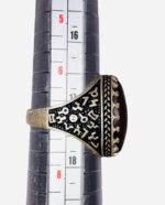 Agate Brown Ring Size 7 - Image 3