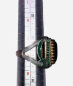 Agate Green Ring Size 10 - Image 3