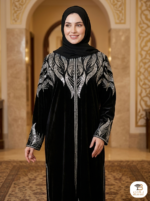 Black Abaya/ Dress with Beads