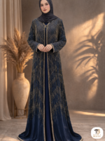 Black Abaya/ Dress with Beads