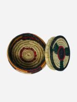 Yemeni Handmade Straw Basket (Medium) سلة قش عمل يد - Image 6