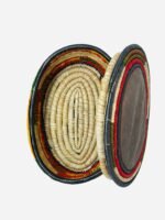 Yemeni Large Straw Basket. قش عمل يد حجم كبير - Image 2