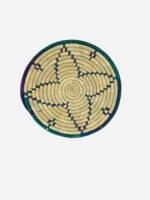 Yemeni Handmade Woven Basket Large طبق خزف يمني عمل يد - Image 2