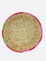 Yemeni Handmade Woven Basket Large طبق خزف يمني عمل يد