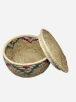 Yemeni Straw Handcrafted Basket سلة قش يمنيه عمل يد - Image 2