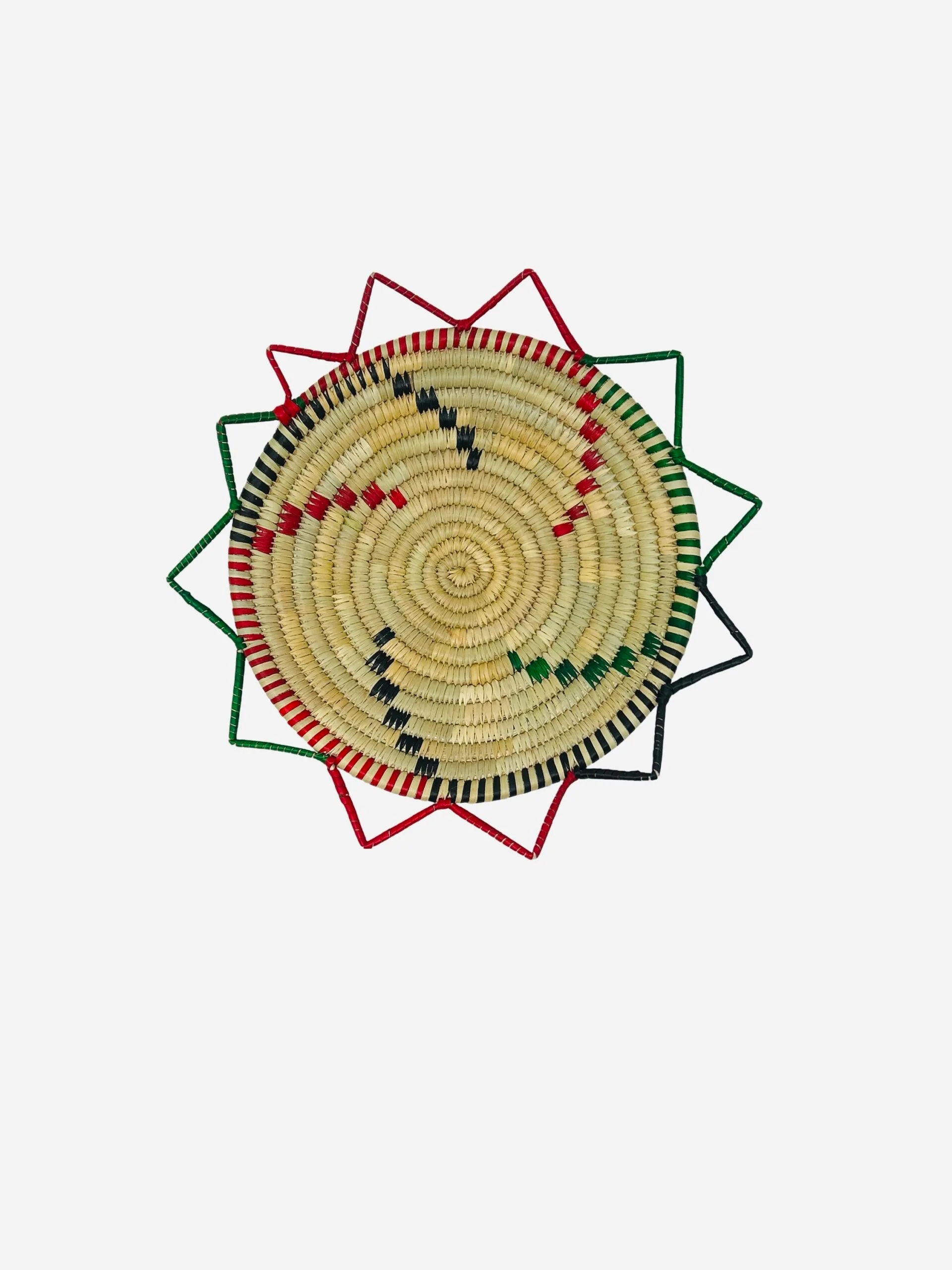 Yemeni Handwoven Bowl Small. طبق يمني عزف - Image 1